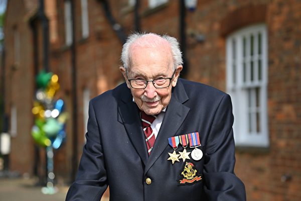 99岁英老兵挑战自己 筹千万英镑支持医护
