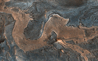 科学家在火星上拍到一条“龙”