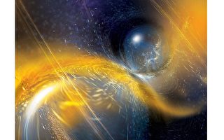 超大質量中子星對撞發出強大引力波