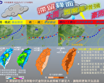 梅雨鋒面週二接近台灣 預計影響至週日