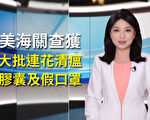 【纪元播报】美海关查获大批连花清瘟胶囊及假口罩