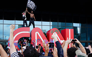 非裔死亡案抗议蔓延 CNN总部大楼遭破坏