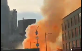 洛杉矶市中心发生爆炸 多栋建筑起火