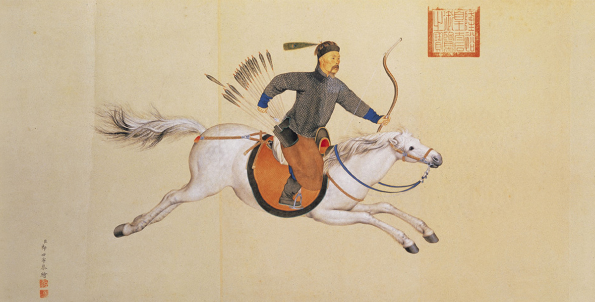滿漢將士們浴血奮戰,終於大敗吳軍。圖為郎世寧繪《瑪瑺斫陣圖卷》局部,紙本設色。(公有領域)