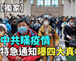 【纪元播报】独家：中共瞒疫情 特急通知曝四真相