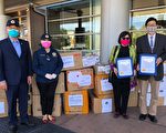 台灣同鄉聯誼總會在各地捐贈醫療物資