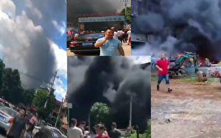 【現場視頻】湖南一門面起火燒近2小時 致7死