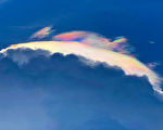 宜蘭天空現罕見「火彩虹」 網友直呼太美