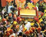 警力部署得宜 大甲媽駐蹕彰化永樂街天后宮