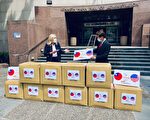 協助防疫 臺灣捐贈洛縣9萬口罩