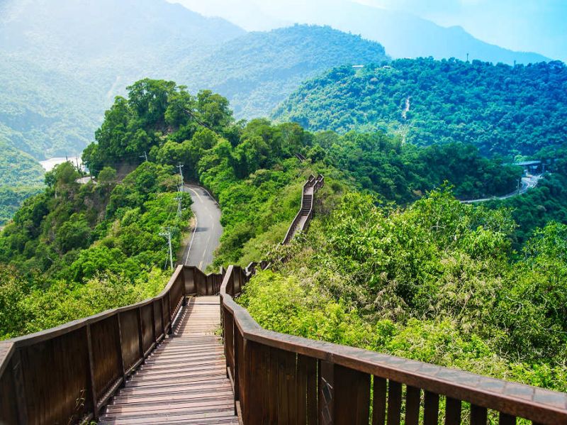 高雄茂林小長城步道。(茂林國家風景區提供)
