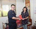 平镇警分局长李建民 端午节慰问伤残退休同仁