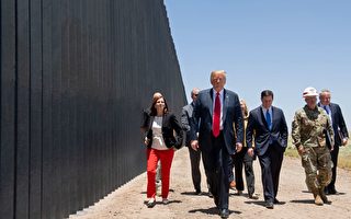 川普酷暑中訪邊界牆 談DACA和H-1B