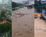 大陆南方豪雨洪涝肆虐 受灾人群继续扩大
