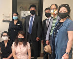 舊金山經文處赴聯邦眾議員Josh Harder選區辦公室  捐助醫療物資
