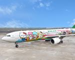桃機搭機環島 長榮擬出動Hello Kitty彩繪機