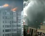 【视频】齐齐哈尔一小区着火 伴随爆炸声