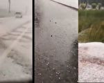【现场视频】北京怀柔 河北保定突降冰雹