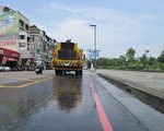 嘉市環保局啟動洗街兼灑水降溫機制