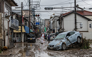 日本九州洪水已致20人死亡 14人失蹤