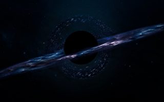 新發現：一黑洞和不明物體相撞