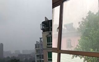 【視頻】北京降雨現9級大風 402航班取消