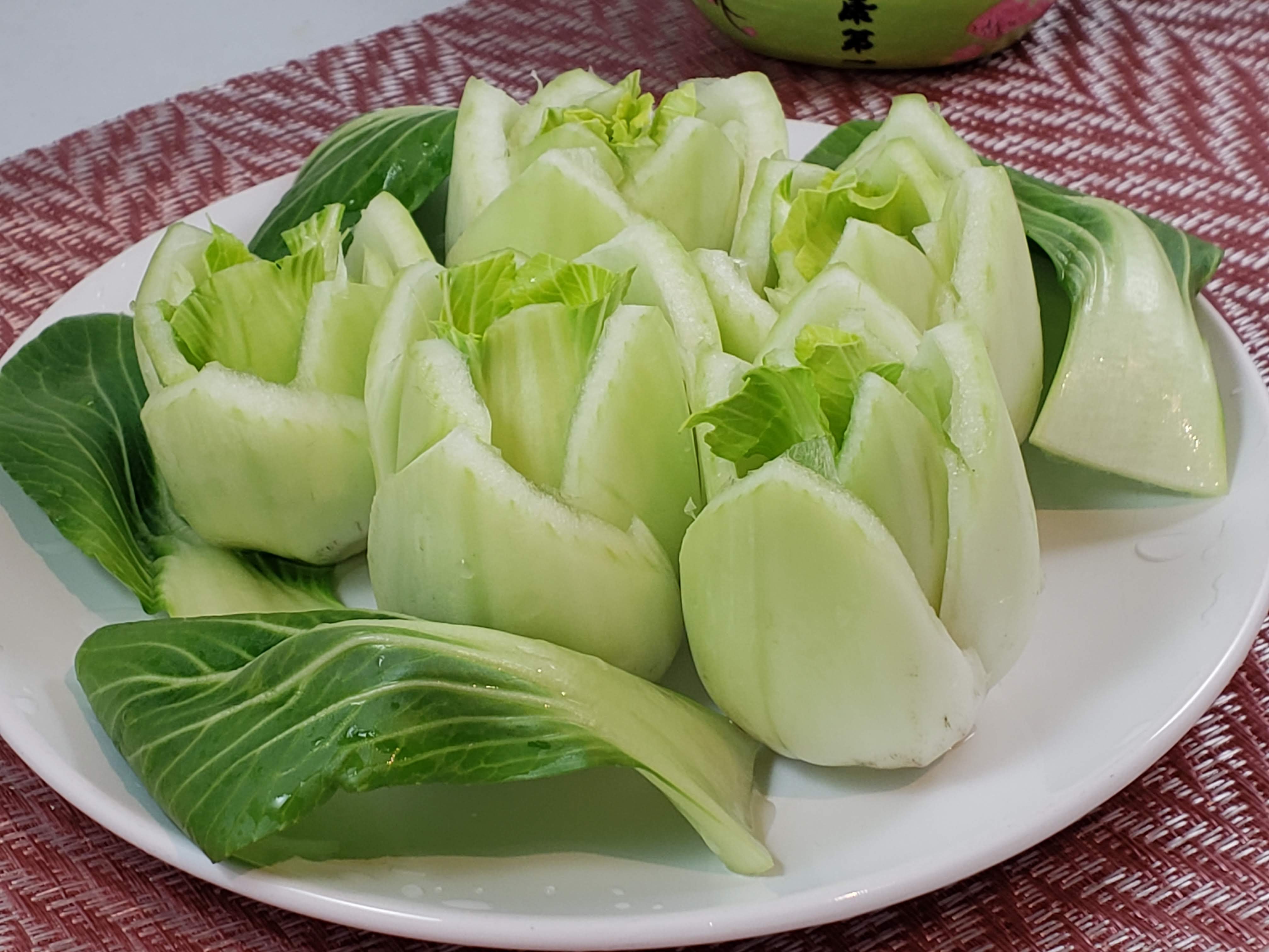 梁厨美食 花胶小刺参伴青江菜美颜润肤 海参 大纪元