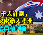中共千人計劃祕密滲入澳洲 議員籲調查