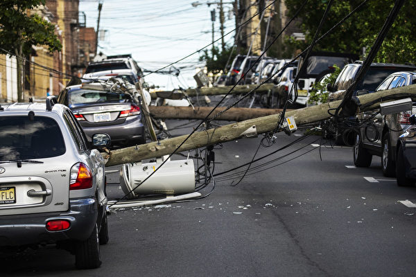 热带风暴伊萨亚斯袭击大费城地区 百万住家断电