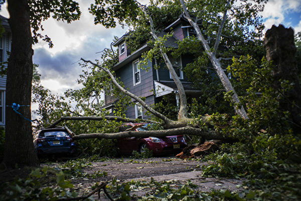 热带风暴伊萨亚斯重击新泽西 140万户断电