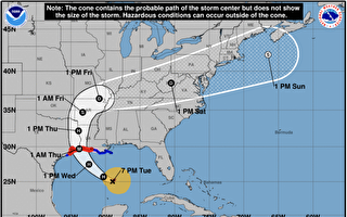 颶風勞拉來襲 部份郡市發佈撤離令