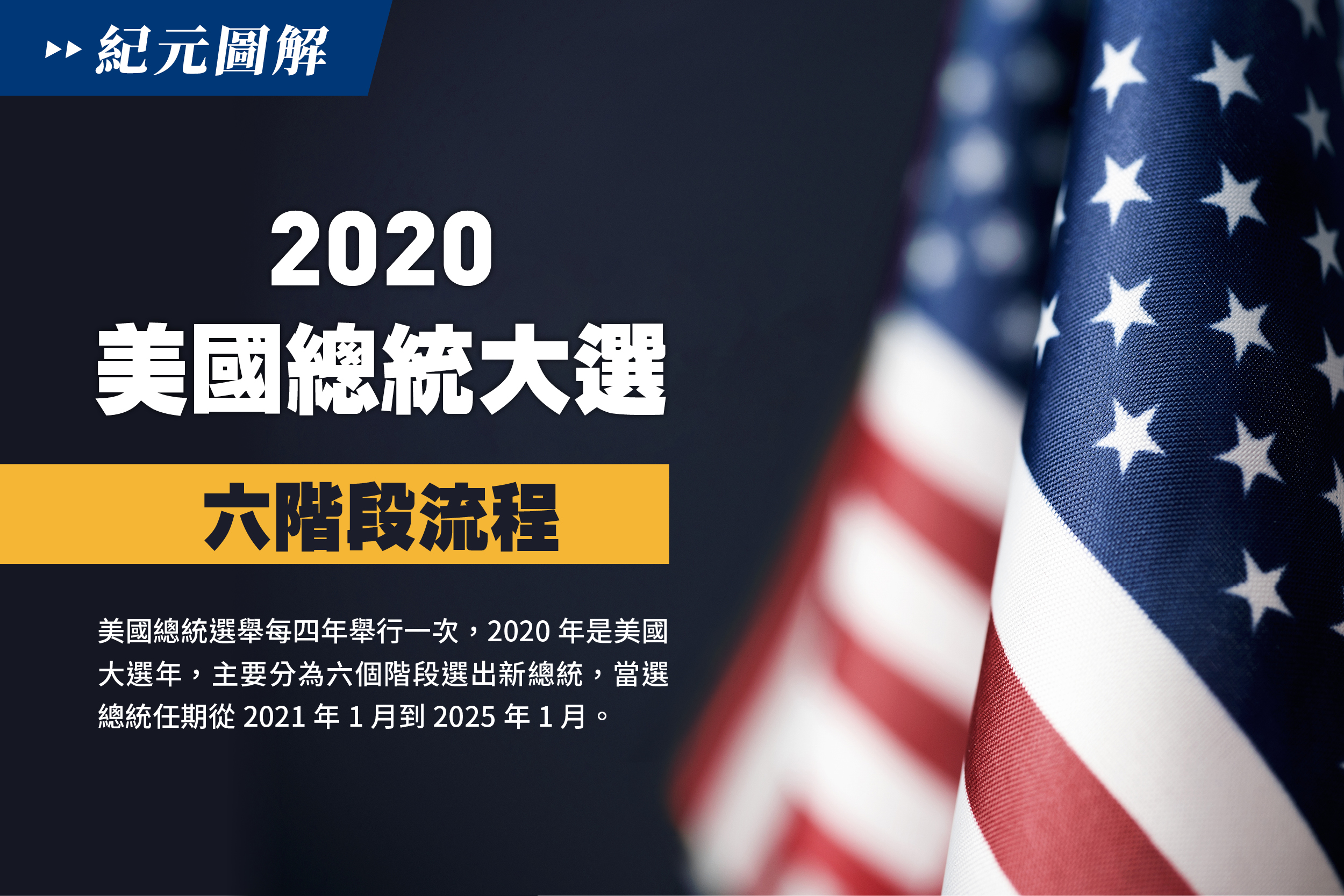 图解】2020美国总统大选六阶段流程| 总统大选2020 | 川普| 特朗普| 大纪元