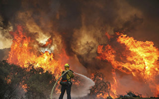 聖地亞哥縣山火燒近萬畝 州長宣布緊急狀態