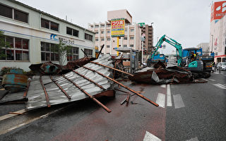組圖：海神颱風襲擊日本 政府勸800萬人撤離