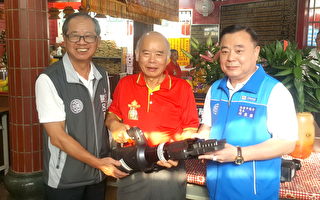 桃园消防局受赠“电动破坏器材” 充实救灾力