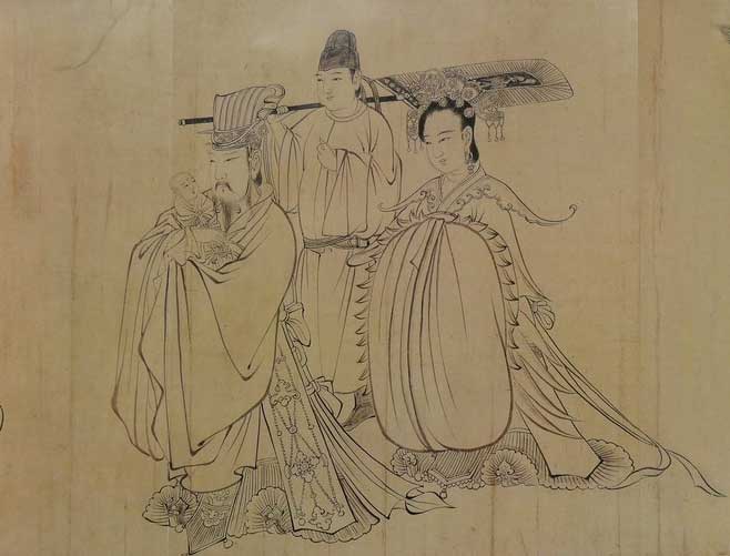 豪邁奔放錯落有致的「蓴菜條描」線條美——畫聖吳道子| 中國畫| 中國繪畫