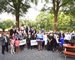 共和党议员竞选人在约翰溪会见华裔选民