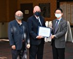 莫德斯托市长感谢湾区台湾商会赠送口罩
