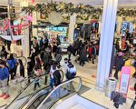 不受疫情影響 曼哈頓梅西百貨熱鬧