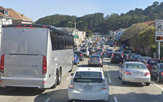 旧金山19大道周一起施工 将导致交通延误