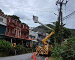 閃電颱風襲擊 恆春停電萬餘戶