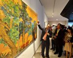 「閱讀水墨─黃光男繪畫展」屏大藝文中心展出