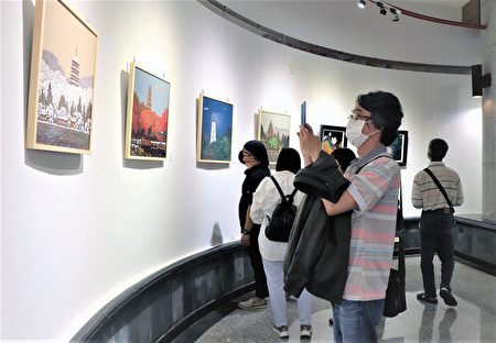 年輕漆畫家陳洲「塔系列」創作是集建築、造型、歷史、傳奇故事於一身的歷史遺存，見證著四季輪轉。