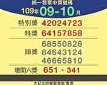 你中獎了嗎？109年9-10月統一發票兌獎資訊