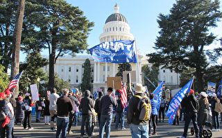 反對竊選 北加州多地舉行集會活動