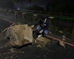基隆外木山落石坍 张秉钧呼吁注意安全