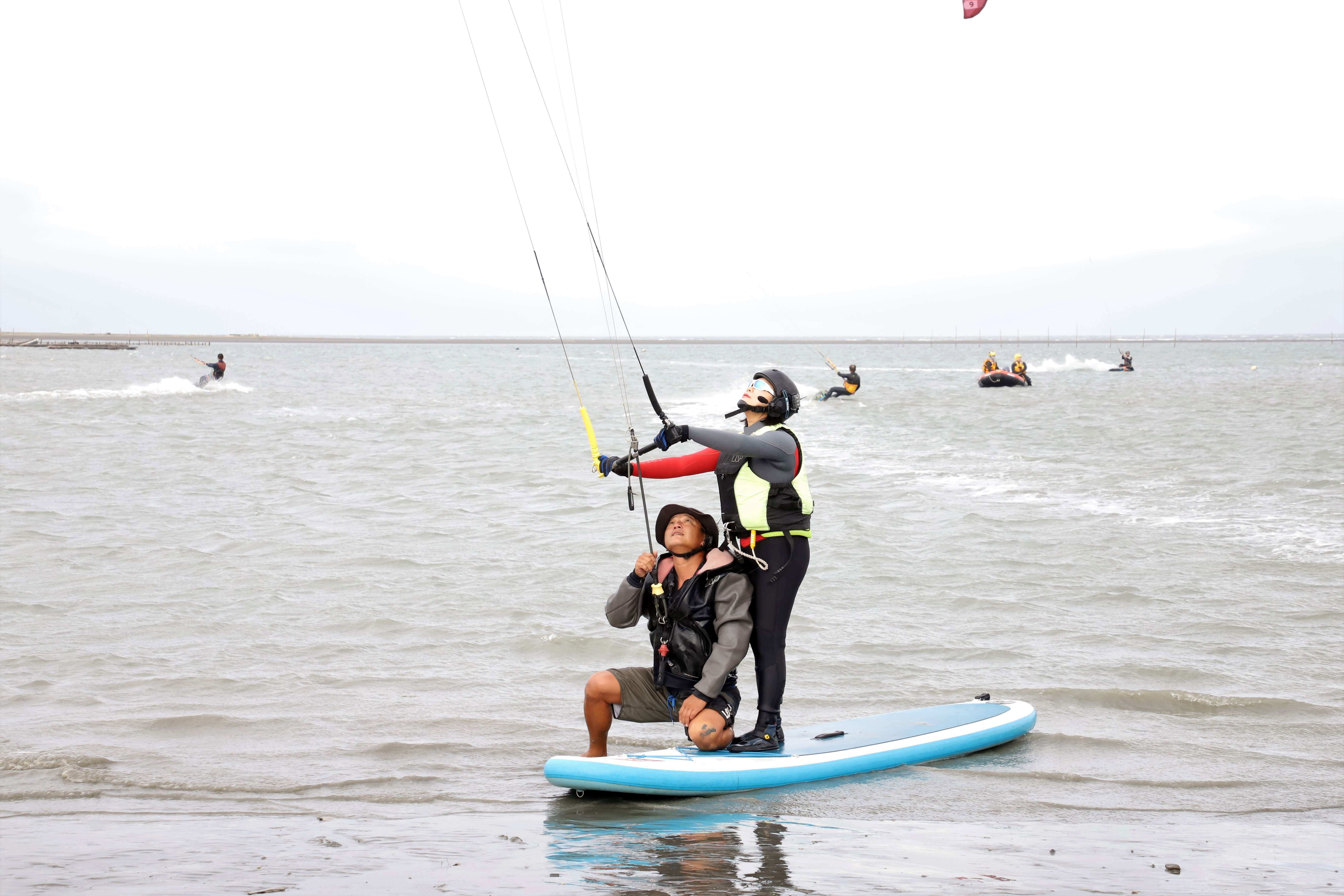 全台唯一经国际iko认证云林国际风筝冲浪学校启用 休闲观光 大纪元