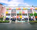 苗栗縣造橋國中「彩虹屋」油繪完成