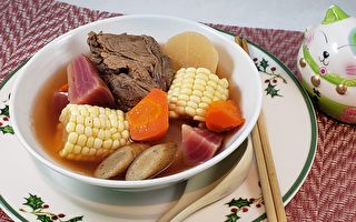 【梁廚美食】紅菜頭栗米牛骨湯～港式煲湯渡冷冬
