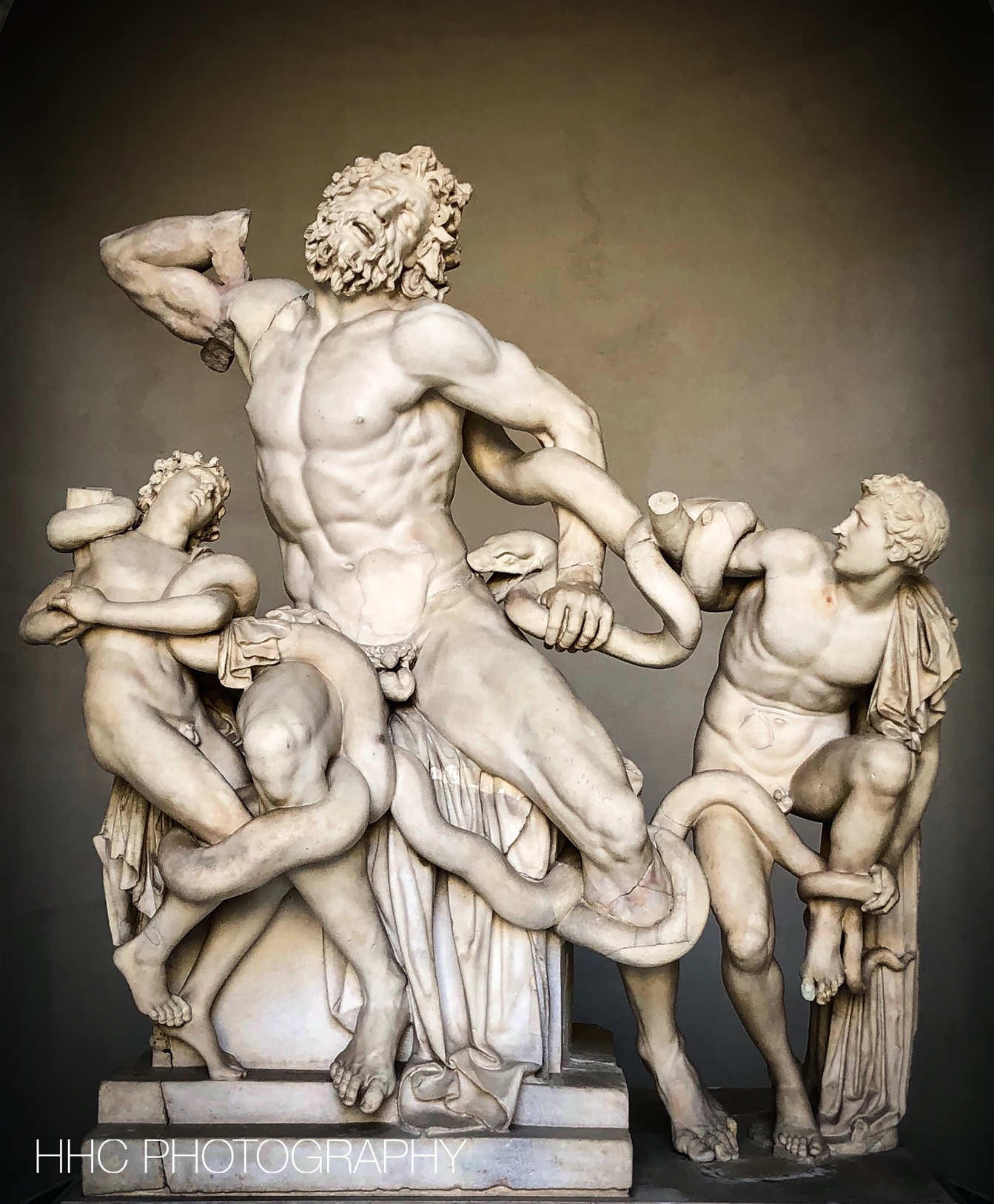 拉奥孔与儿子们(Laocoön and His Sons),梵蒂冈博物馆。(图片/周海伦提供)